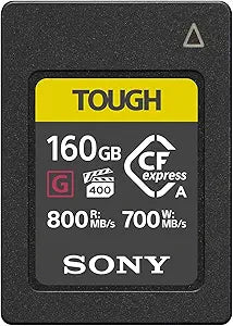 Tarjeta Sony CFexpress tipo A TOUGH de 160GB