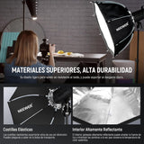 Softbox Octagonal Neewer 70 cms NS27P 6