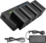 Kit de Cargador Cuadrúple y 4 baterías NP-F970 Neewer 1