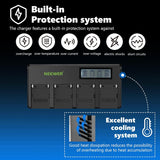 Kit de Cargador Cuadrúple y 4 baterías NP-F970 Neewer 7