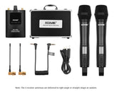 Kit 2 Micros Mano Inalámbricos Acemic DV-500 H+H 4