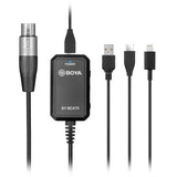 Audio Adaptador Boya BY-BCA70 Micrófonos XLR a Celulares 1