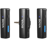 Microfono inalámbrico Dual BoyaLink para Dispositivos iOS, Smartphones y Camaras (2,4 GHz) 2