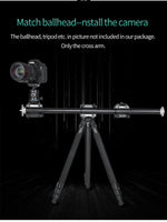 Barra Transversal con 4 Cabezas para Tripié