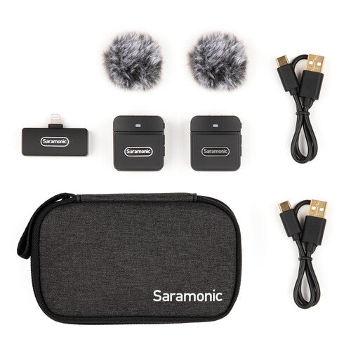 Micrófono Lavalier Dual Saramonic Blink100 B4 Lightning iOS