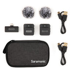 Micrófono Lavalier Dual Saramonic Blink100 B6 USB Type-C