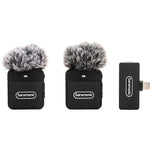 Micrófono Lavalier Dual Saramonic Blink100 B6 USB Type-C