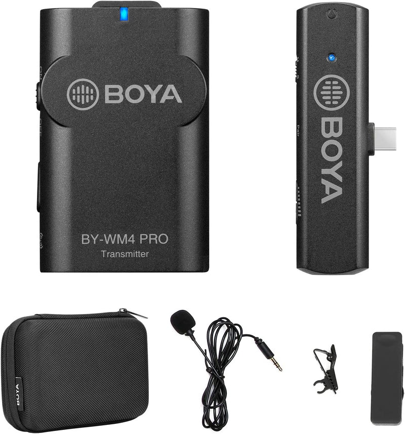 Micrófono Lavalier Boya BY-WM4 PRO-K5 Tipo-C