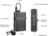 Micrófono Lavalier Boya BY-WM4 PRO-K5 Tipo-C 7