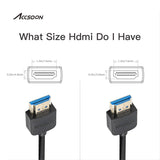 Cable Accsoon HDM a HDMI 50 cms Alta velocidad AXC18 (XC-HD-P4) 4
