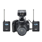 Kit Dual Lavalier inalámbrico Comica CVM-WM200(A)