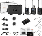 Kit Dual Lavalier inalámbrico Comica CVM-WM200(A)