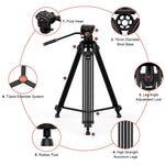 Tripié Geekoto DV2 Video Tripod