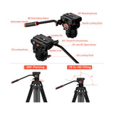 Tripié Geekoto DV2 Video Tripod 3
