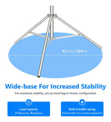 Pedestal para lámpara Neewer 3 mts plateado Heavy Duty 6