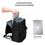 Mochila 25L K&F Concept Negro KF13.098V2 con funda impermeable 3
