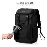 Mochila 25L K&F Concept Negro KF13.098V2 con funda impermeable 5