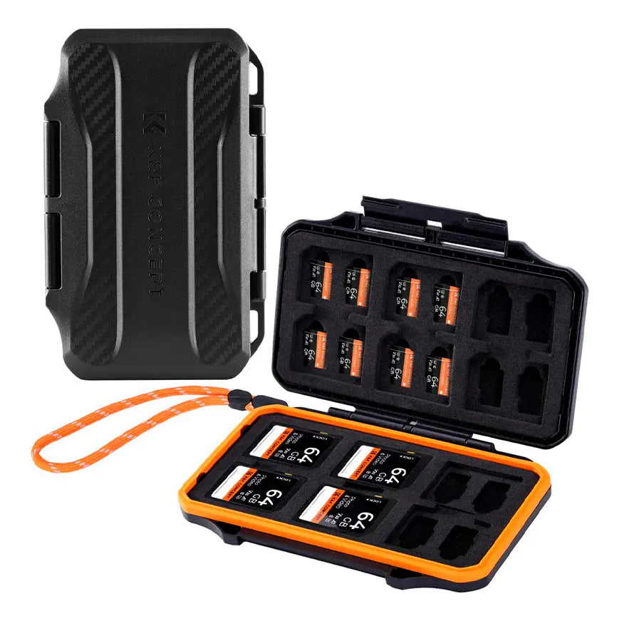 Estuche K&F Concept para Tarjetas SD/MicroSD contra agua KF31.106