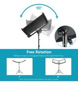 Reflector Tipo U Curvado Neewer 167x61 cms (Negro/Blanco/Oro/Plata) 5