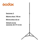 Pedestal para Lámpara Godox LA-302 de 1.90mts 3