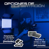 Kit de 2 lámpara Neewer LED- 660 RGB Pro II pedestales y Estuche Neewer 4