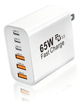 Adaptador Cargador 65W Super Fast (USB-C 3, USB-A Port 3) 1