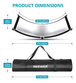 Reflector Tipo U Curvado Neewer 167x61 cms (Negro/Blanco/Oro/Plata)