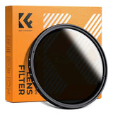 filtro ND K&F ANEO CONCEPT ND2-ND400 con atenuador vaiable 55 mm 1