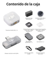 Micrófono Dual Lavalier DJI Mic Mini 2 (2 TX + 1 Mobile RX+ Charging Case) 7