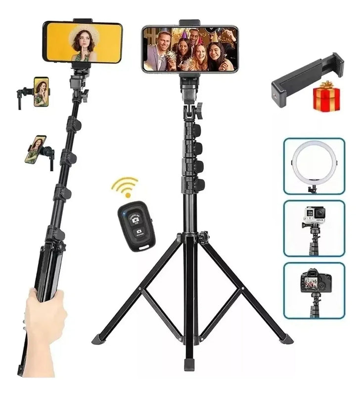 Tripié para Celular con control remoto PLE027243 1.70cm