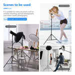 Pedestal para Lámpara Neewer de 2.20mts Negro