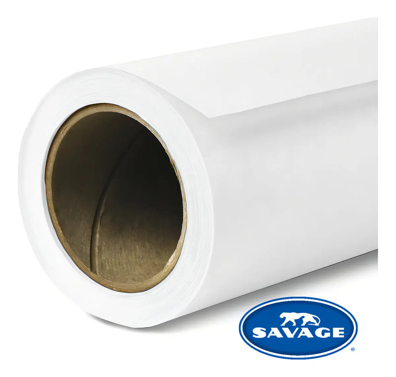Fondo de Papel Savage Blanco 1.35 mtsx11 mts