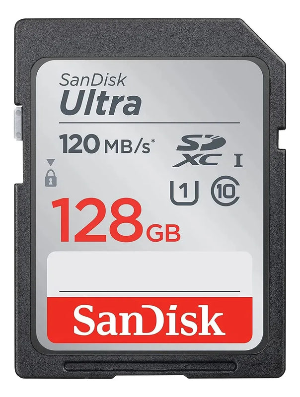 Tarjeta Sandisk Ultra SDXC de 128GB 120MB/s