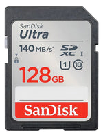 Tarjeta SanDisk Ultra SDXC de 128GB 140MB/s