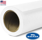 Fondo de Papel Savage Super Blanco 1.35 mtsx11 mts 1