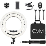 Lámpara de Anillo Doble RGB GVM Ring-18 1