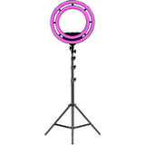 Lámpara de Anillo Doble RGB GVM Ring-18 2