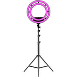 Lámpara de Anillo Doble RGB GVM Ring-18