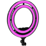 Lámpara de Anillo Doble RGB GVM Ring-18