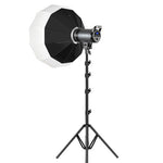 Lámpara Fresnel GVM G100W Bi-Color Led con Softbox Lantern
