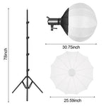Lámpara Fresnel GVM G100W Bi-Color Led con Softbox Lantern