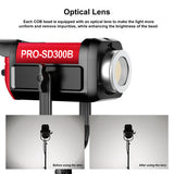 Lámpara COB GVM PRO SD300B 300 Watts 5
