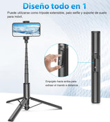 Minitripié y Selfie Stick Gahenwo 153 cms 2
