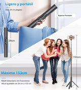 Minitripié y Selfie Stick Gahenwo 153 cms 6