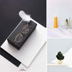 Juego de 4 Rollos de Papel 70x120 cms (Negro, Blanco, Gris, Verde)