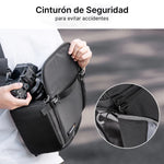 Mochila de Hombro K&F Concept Sling 10L 2 en 1 Impermeable