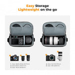 Bolso de hombro K&F Concept Sling Bag 5L Negro