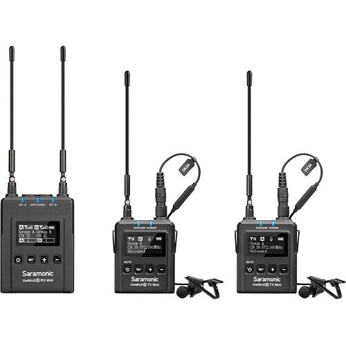Kit Dual micros Lavalier Saramonic UwMic9S Kit 2 Mini