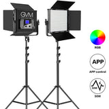 Kit de 2 Lámparas GVM 50RS2L RGB 3