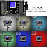 Kit de 2 Lámparas GVM 800D RGB Studio 4